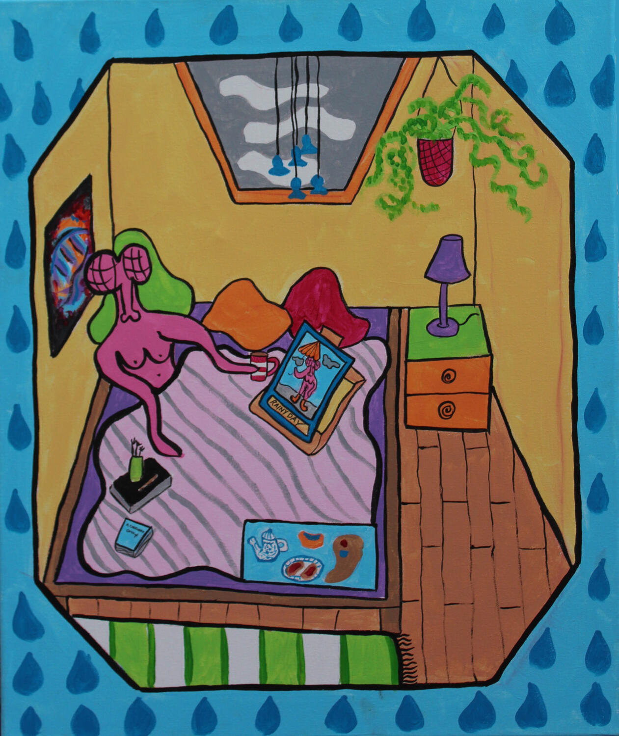 "Rainy day" 2021 Acrylic on canvas